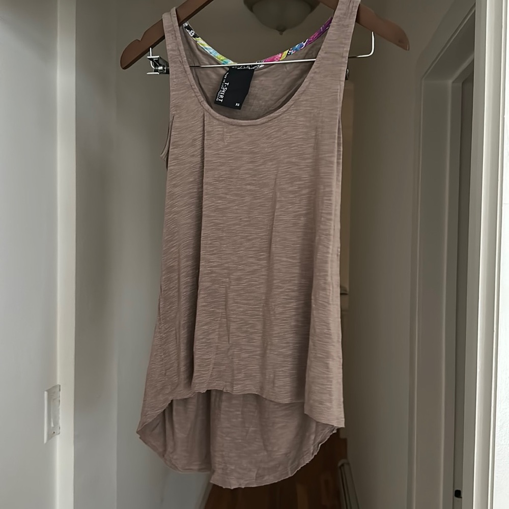 Dolan cut out tank t shirt.
